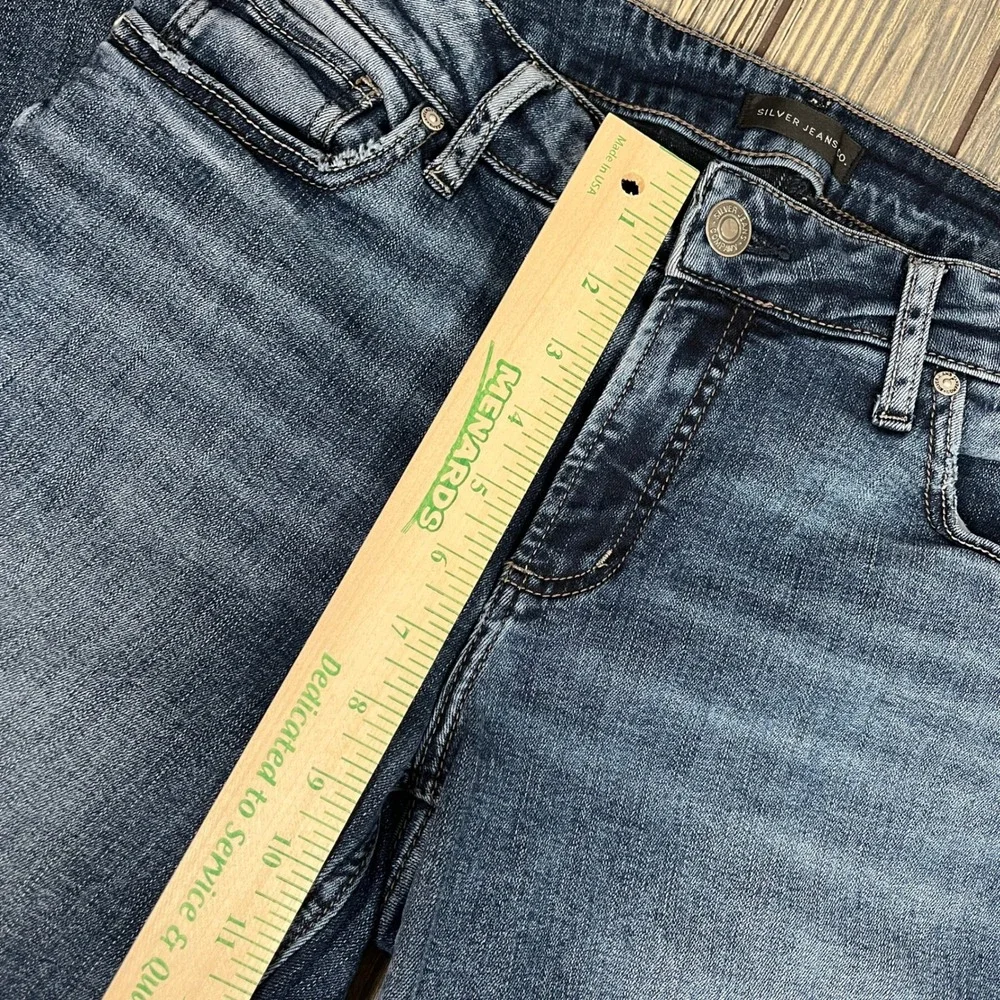 Silver Elyse Straight Women‎ Jeans Stretch Jegging Relaxation Comfort Casual 29